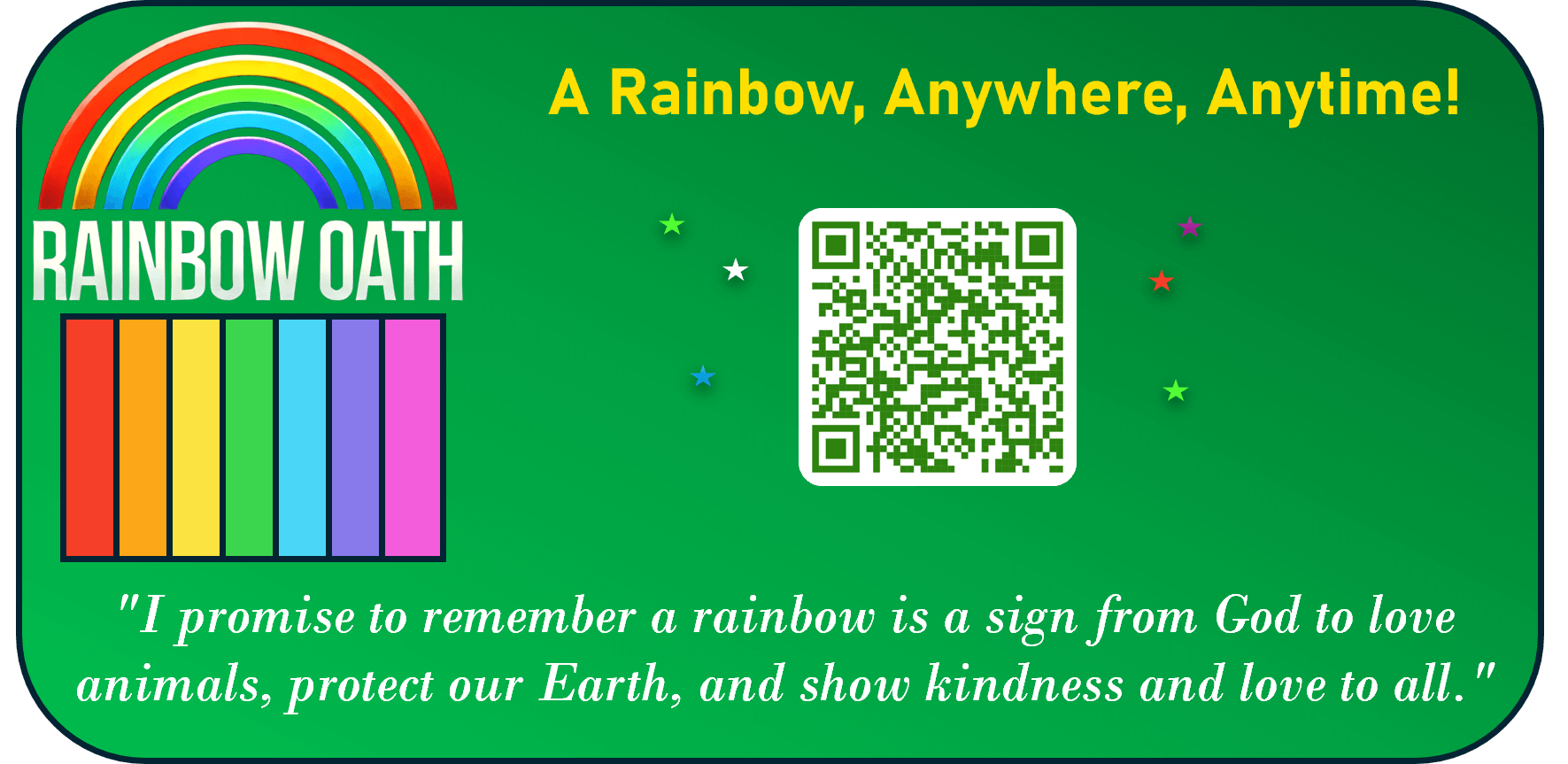 Rainbow Oath Magnet