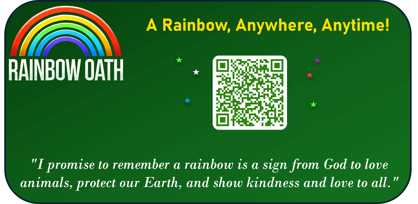 Rainbow Oath Magnet